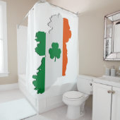 Irland-Karte Duschvorhang (Beispiel)
