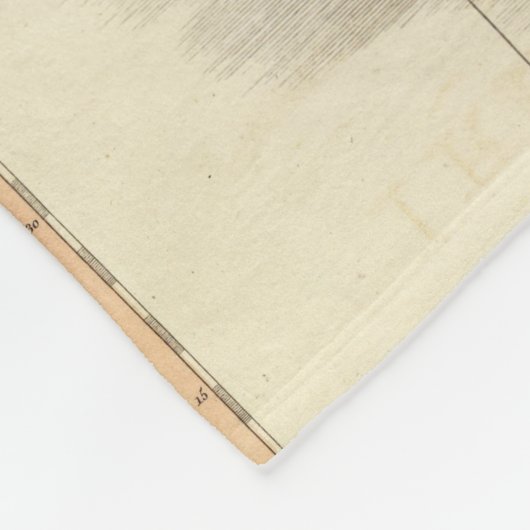 Irland-Karte Fleecedecke (Ecke)