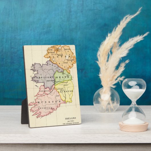Irland Karte Fotoplatte (Seite)