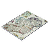 Irland Karte - Irish Eire Erin Historic Map Notizblock (Linke Seite)