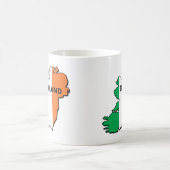 Irland-Karte Kaffeetasse (Mittel)