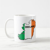 Irland-Karte Kaffeetasse (Links)