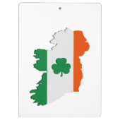 Irland-Karte Klemmbrett (Rückseite)