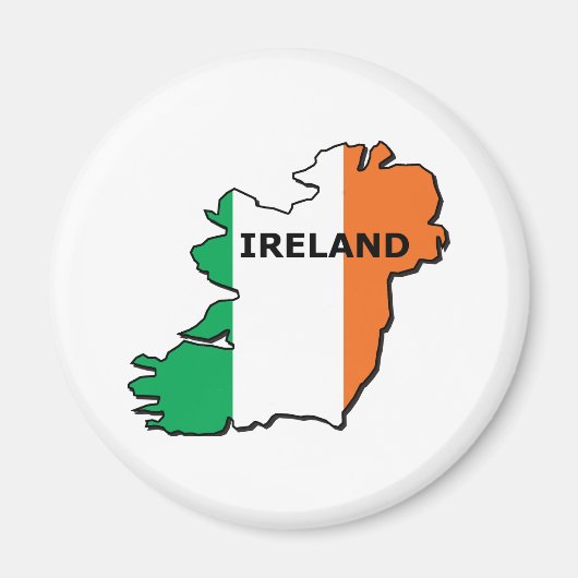Irland Karte Magnet (Vorne)