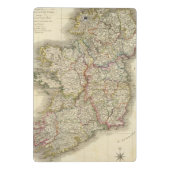 Irland-Karte Mini Klemmbrett (Rückseite)