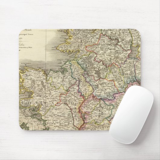Irland-Karte Mousepad (Mit Mouse)