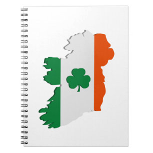 Irland-Karte Notizblock