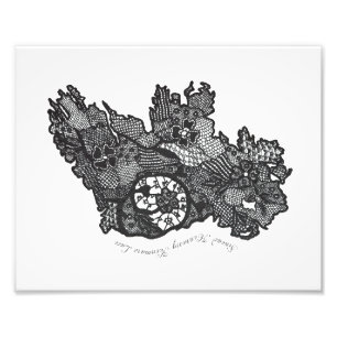 Irland Karte Original-Druckdesign Fotodruck