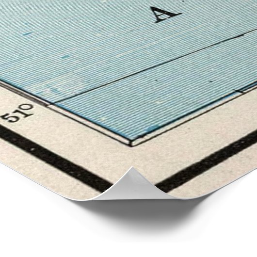 Irland-Karte Poster (Ecke)