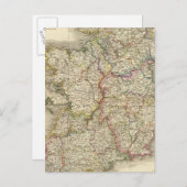 Irland-Karte Postkarte (Vorne/Hinten)