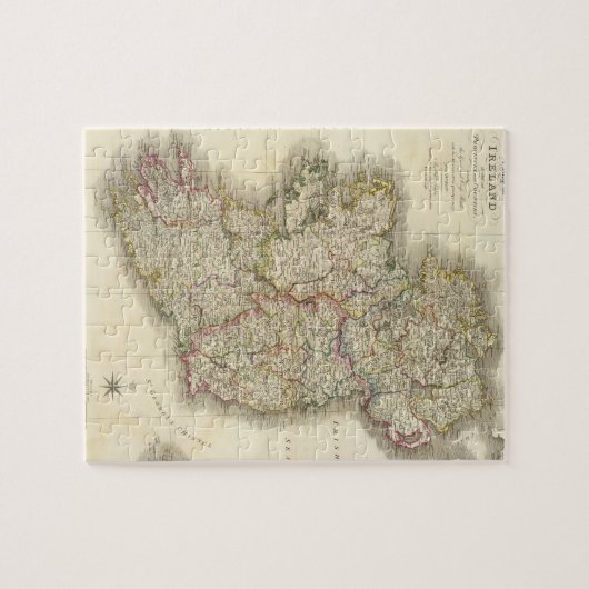 Irland-Karte Puzzle (Horizontal)