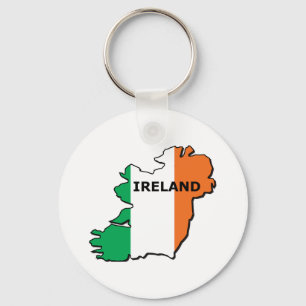 Irland-Karte Schlüsselanhänger