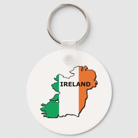 Irland Karte Schlüsselanhänger (Vorderseite)