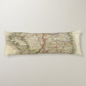 Irland-Karte Seitenschläferkissen (Rückseite)