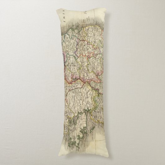 Irland-Karte Seitenschläferkissen (Vorderseite Vertikal)