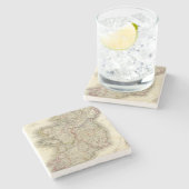 Irland-Karte Steinuntersetzer (Seitenansicht)