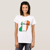 Irland-Karte T-Shirt (Vorne ganz)