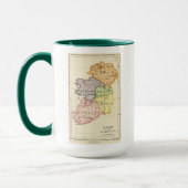 Irland-Karte Tasse (Links)