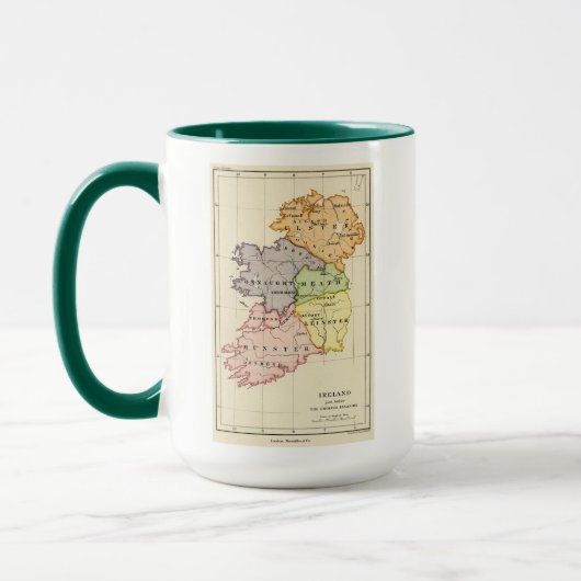 Irland-Karte Tasse (Links)