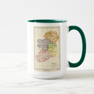 Irland-Karte Tasse