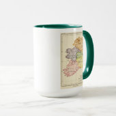 Irland-Karte Tasse (VorderseiteRechts)
