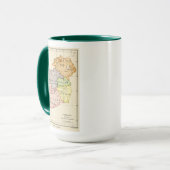 Irland-Karte Tasse (Vorderseite Links)