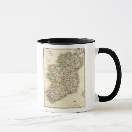 Irland-Karte Tasse (Rechts)