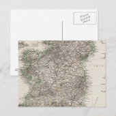 Irland Karte von Stieler (Vorne/Hinten)