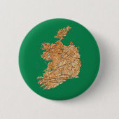 Irland-Karten-Knopf Button (Vorderseite)