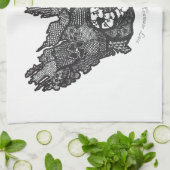 Irland Kenmare Lace Print Teetuch Geschirrtuch (Gefaltet)