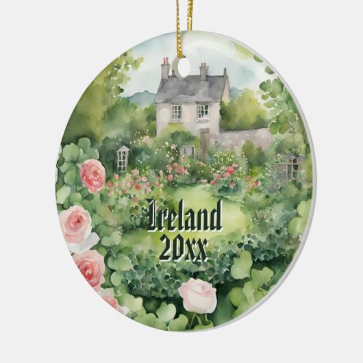 Irland Keramik Ornament (Links)