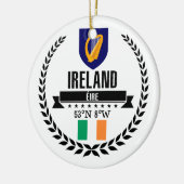 Irland Keramik Ornament (Links)