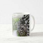 Irland, Kirche, Steinmauer, See, Fotografie Kaffeetasse (VorderseiteRechts)