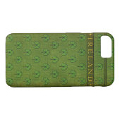 Irland Kleeblatt Altes Buchcover Case-Mate iPhone Hülle (Rückseite (Horizontal))