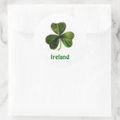 Irland Kleeblatt - Aufkleber (Tasche)