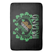 IRLAND-KLEEBLATT BADEMATTE (Vorderseite Vertikal)