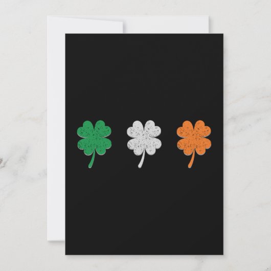 Irland Kleeblatt Clover Flag (Vorderseite)