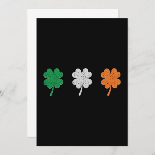 Irland Kleeblatt Clover Flag (Vorne/Hinten)