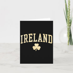 Irland Kleeblatt Clover Irish Lucky Green Vintag Karte