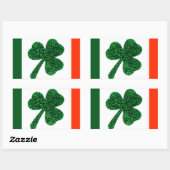 Irland Kleeblatt Flag Sticker (Blatt)