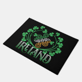 IRLAND-KLEEBLATT FUßMATTE (Schrägansicht)