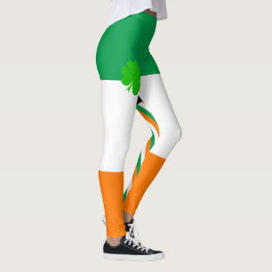 Irland & Kleeblatt, Irish Flag Mode / Sport Leggings