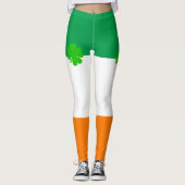 Irland & Kleeblatt, Irish Flag Mode / Sport Leggings (Vorderseite)