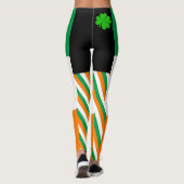 Irland & Kleeblatt, Irish Flag Mode / Sport Leggings (Rückseite)
