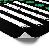 Irland Kleeblatt Irish Kleeblatt American Poster (Ecke)