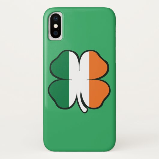 Irland Kleeblatt-Klee der irischen Flagge Case-Mate iPhone Hülle (Rückseite)