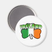 Irland Kleeblatt Magnet (Vorderseite/Rückseite)