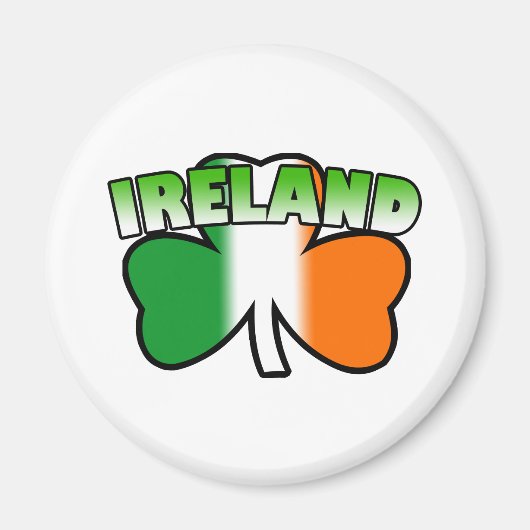 Irland Kleeblatt Magnet (Vorne)