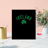 Irland Kleeblatt mit angebrochenem Text Acrylschild (Hochzeit)
