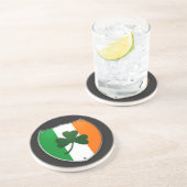 Irland-Kleeblatt-Schild-Untersetzer Untersetzer (Seite)